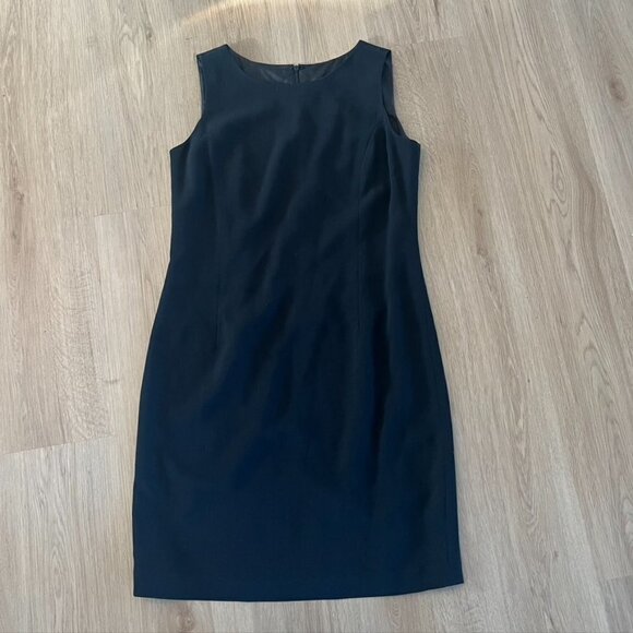 Garfield & Marks Black Sleeveless Sheath Dress Size 12 - Picture 1 of 11